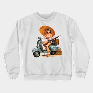 Scooter Girl Crewneck Sweatshirt